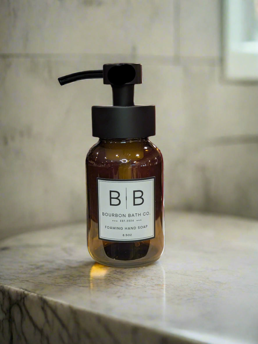 Glass Foaming Hand Soap Dispenser